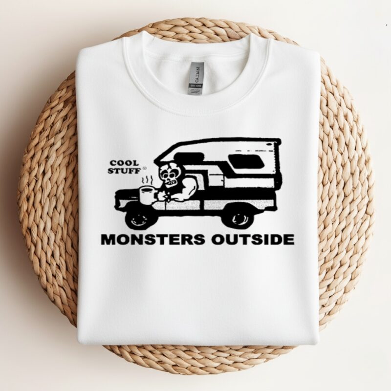 Cool Stuff Monsters Outside_Crewneck Sweatshirt