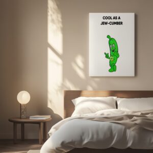Cool as a jew-cumber_Canvas