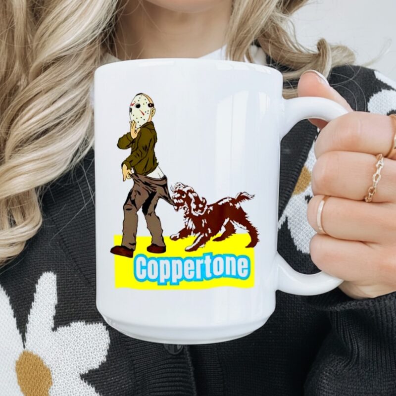 Coppertone Mask Dog graphic_Mug