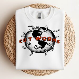 Cut Worms Worm World Ringer_Crewneck Sweatshirt