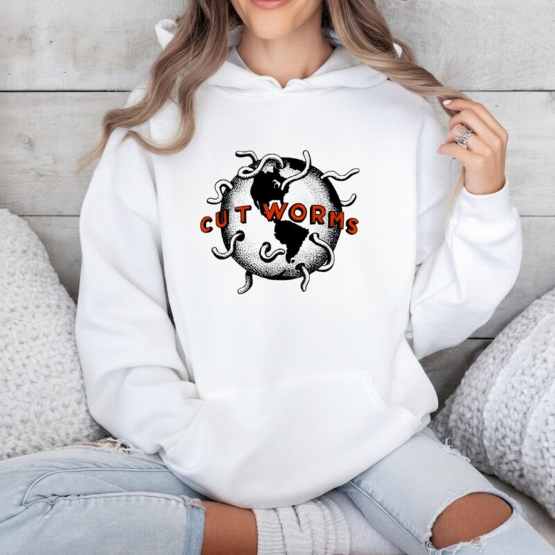 Cut Worms Worm World Ringer_Hoodie