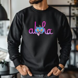Derpy Tiger Aloha_Crewneck Sweatshirt