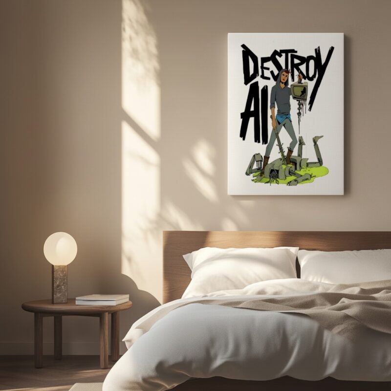 Destroy All AI robot_Canvas