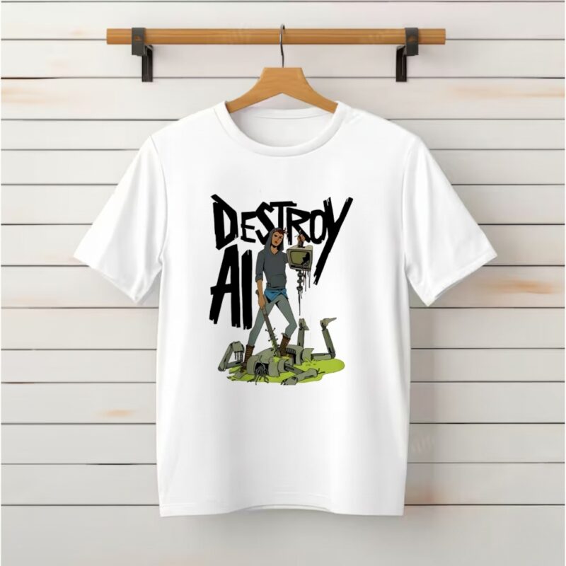 Destroy All AI robot_Classic T-Shirt