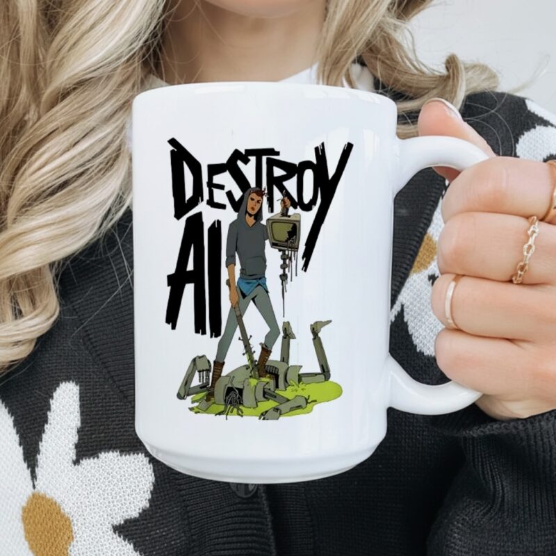 Destroy All AI robot_Mug