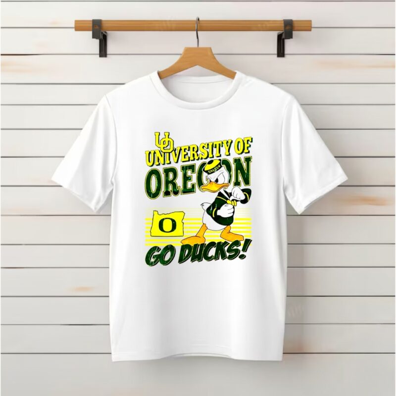 Donald Duck University Oregon Ducks mascot go ducks graphic_Classic T-Shirt
