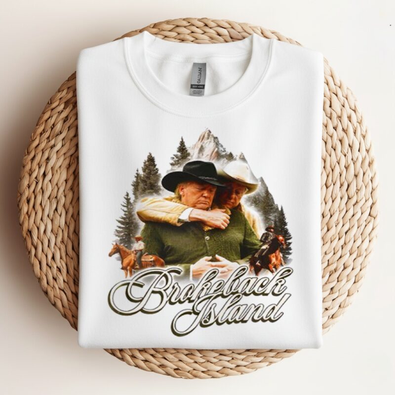 Donald Trump Brokeback Island_Crewneck Sweatshirt