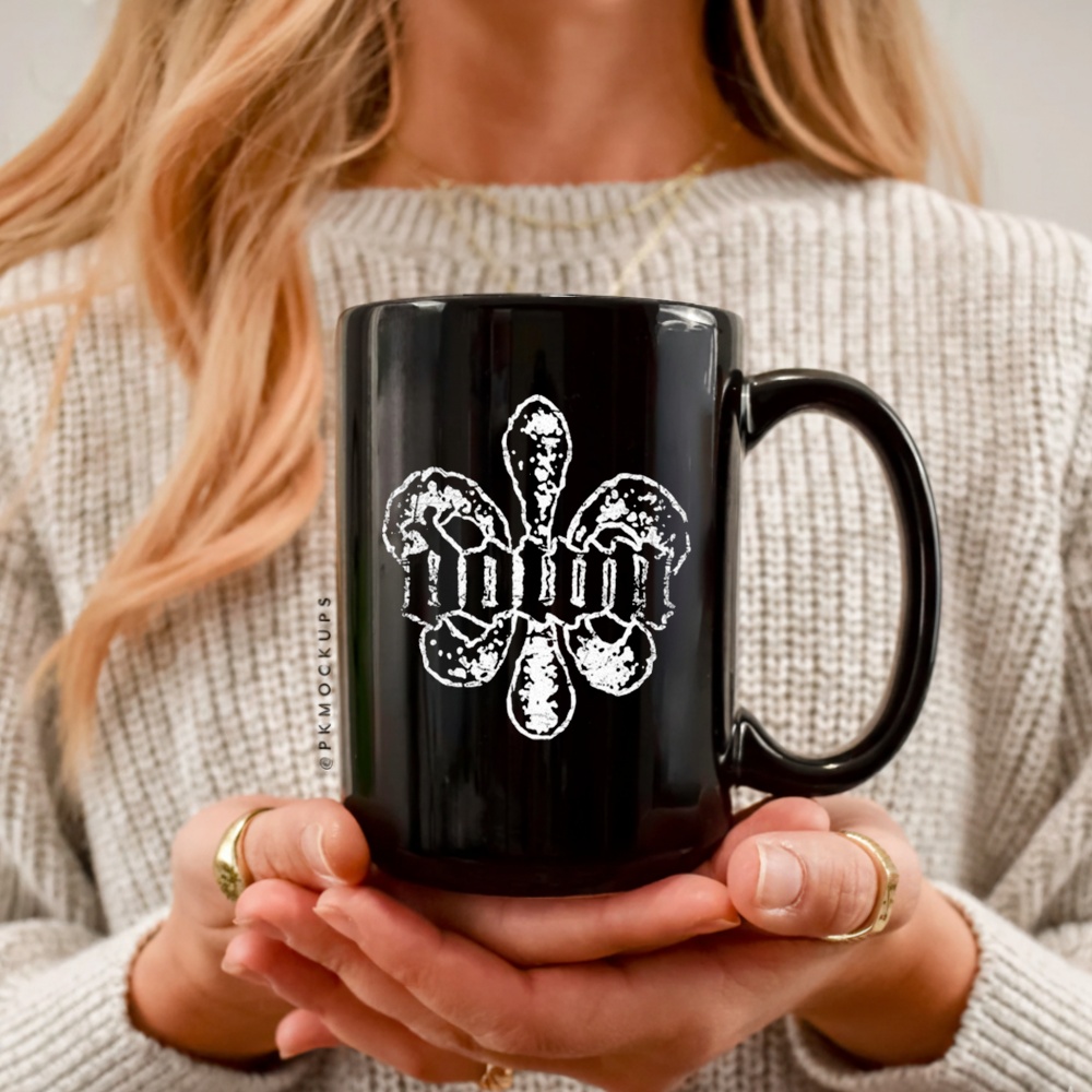 Down Fleur De Lis_Ceramic Mug Down Fleur De Lis_Ceramic Mug