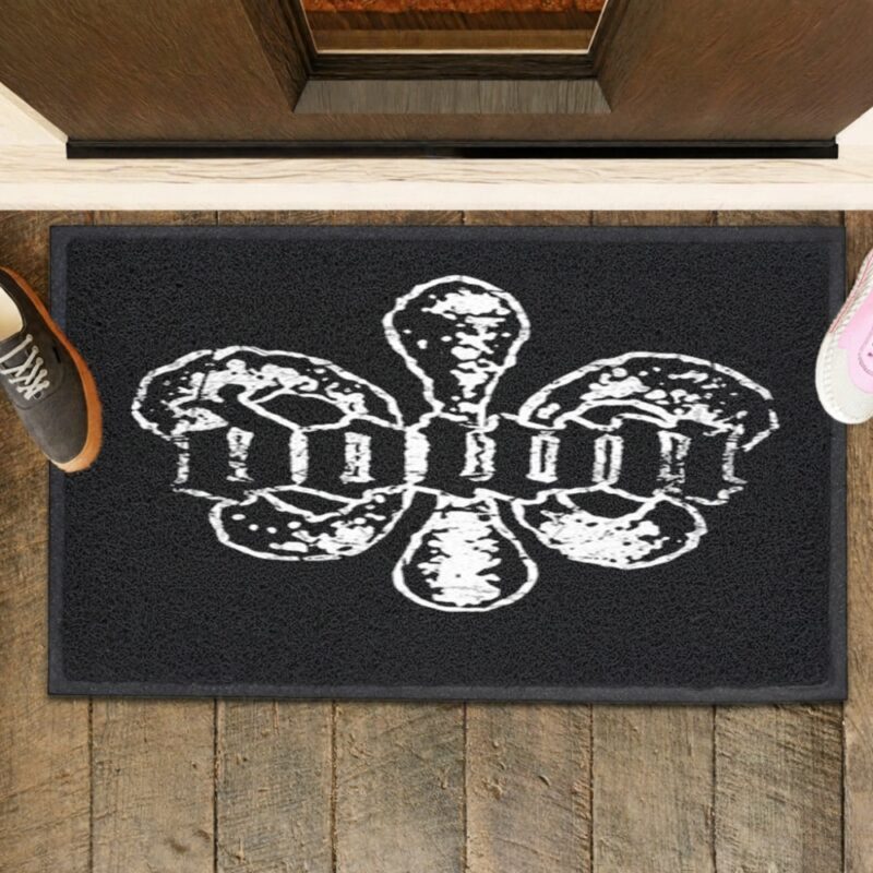Down Fleur De Lis_Rubber Doormat