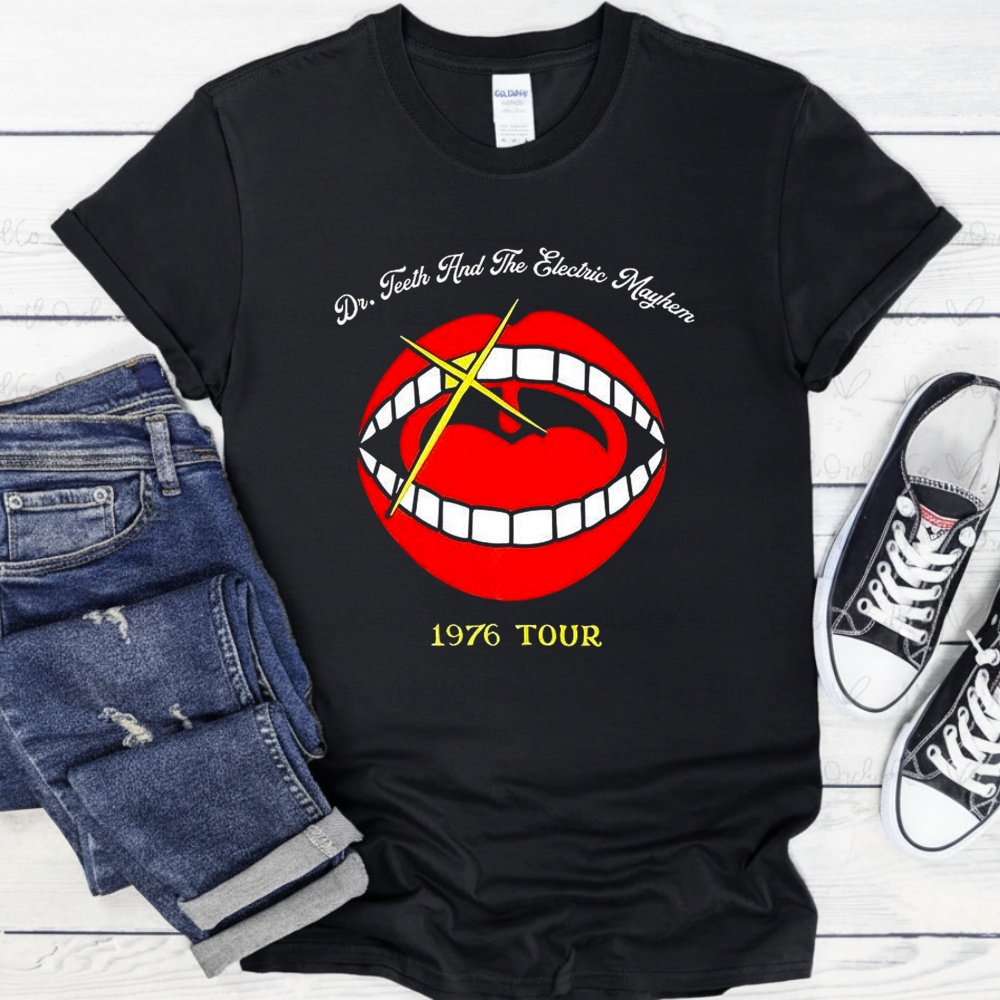 Dr teeth and the electric mayhem 1976 tour_T-Shirt Dr teeth and the electric mayhem 1976 tour_T-Shirt