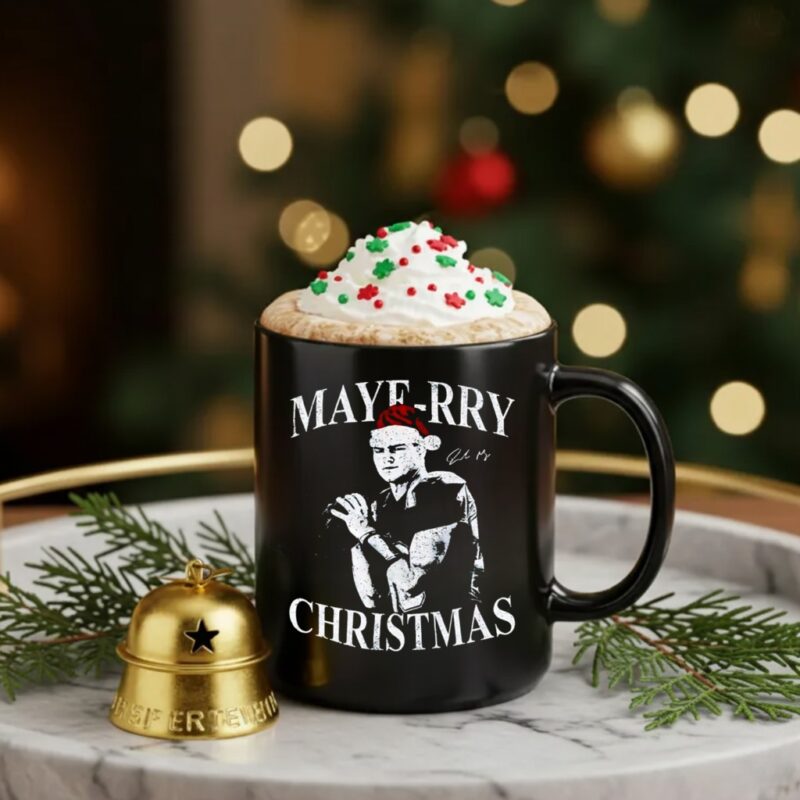 Drake Maye Santa maye-merry Christmas_Ceramic Mug