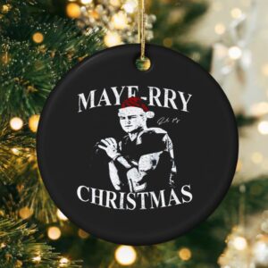 Drake Maye Santa maye-merry Christmas_Ornaments