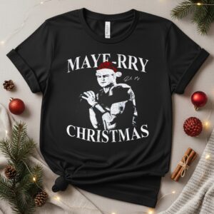 Drake Maye Santa maye-merry Christmas_T-Shirt