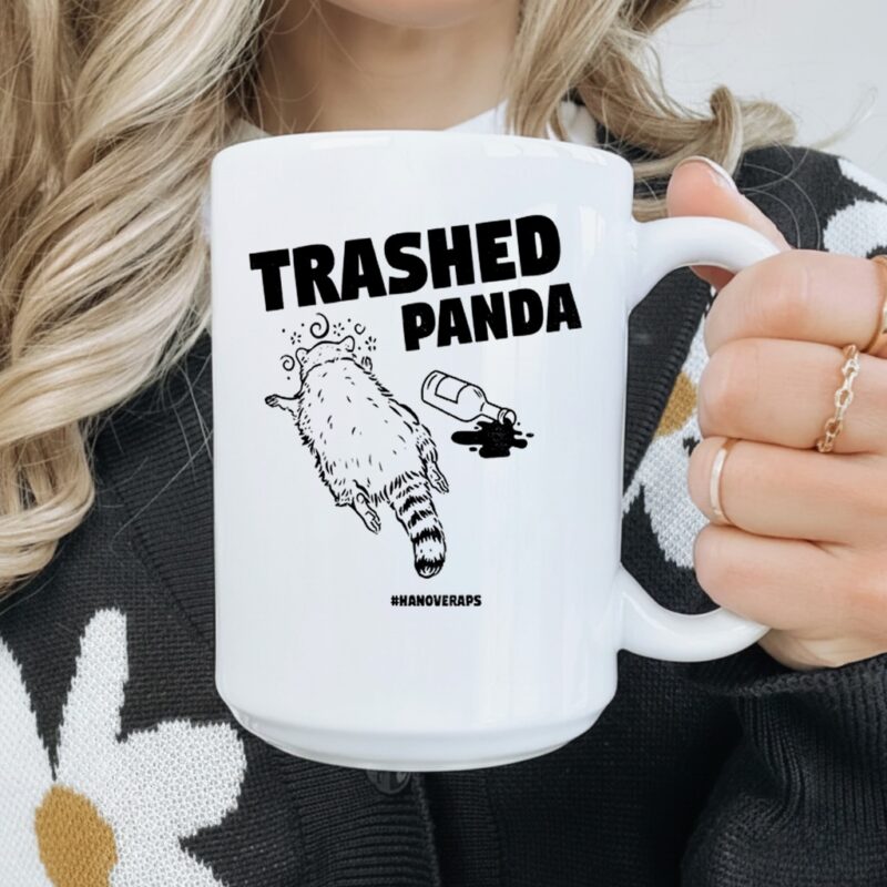 Drunken Raccoon trashed panda_Mug