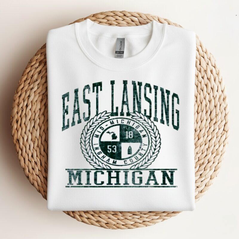 East Lansing Michigan_Crewneck Sweatshirt