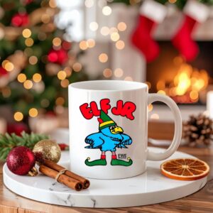 Elf Jr ft wright drama Merry Christmas_Ceramic Mug