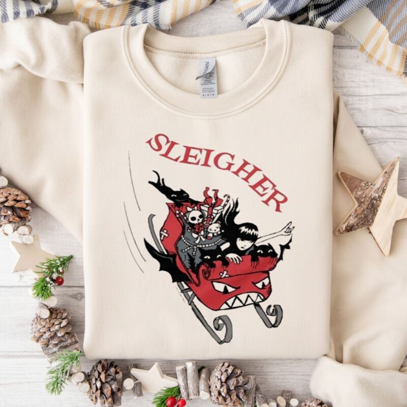 Emily Strange Sleigher Christmas_Crewneck Sweatshirt