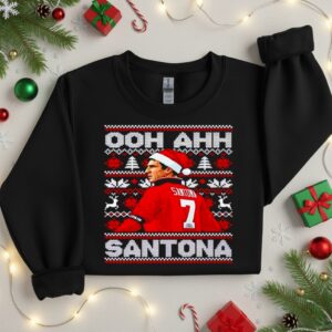 Eric Cantona Ooh Ahh Santona Christmas_Crewneck Sweatshirt