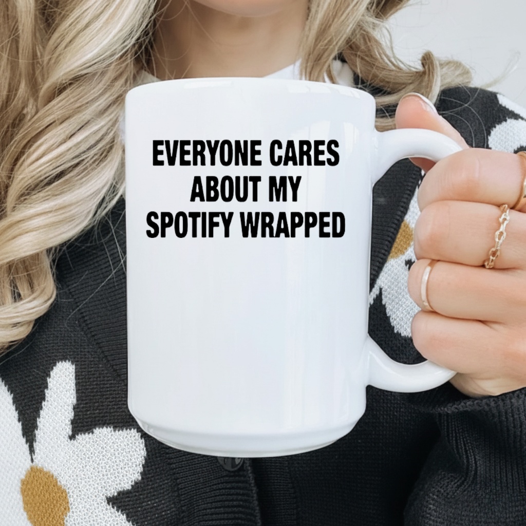 Everyone Cares About My Wrapped_Mug Everyone Cares About My Wrapped_Mug