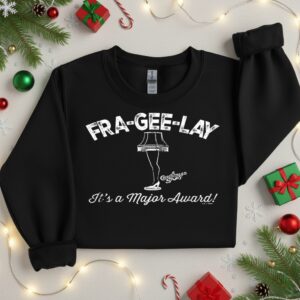 Fra-Gee-Lay Leg Lamp Christmas_Crewneck Sweatshirt
