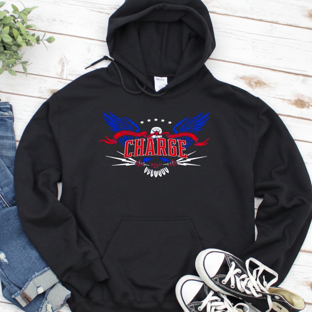 From Rust We Rise Charge Buffalo Eagle_Hoodie From Rust We Rise Charge Buffalo Eagle_Hoodie