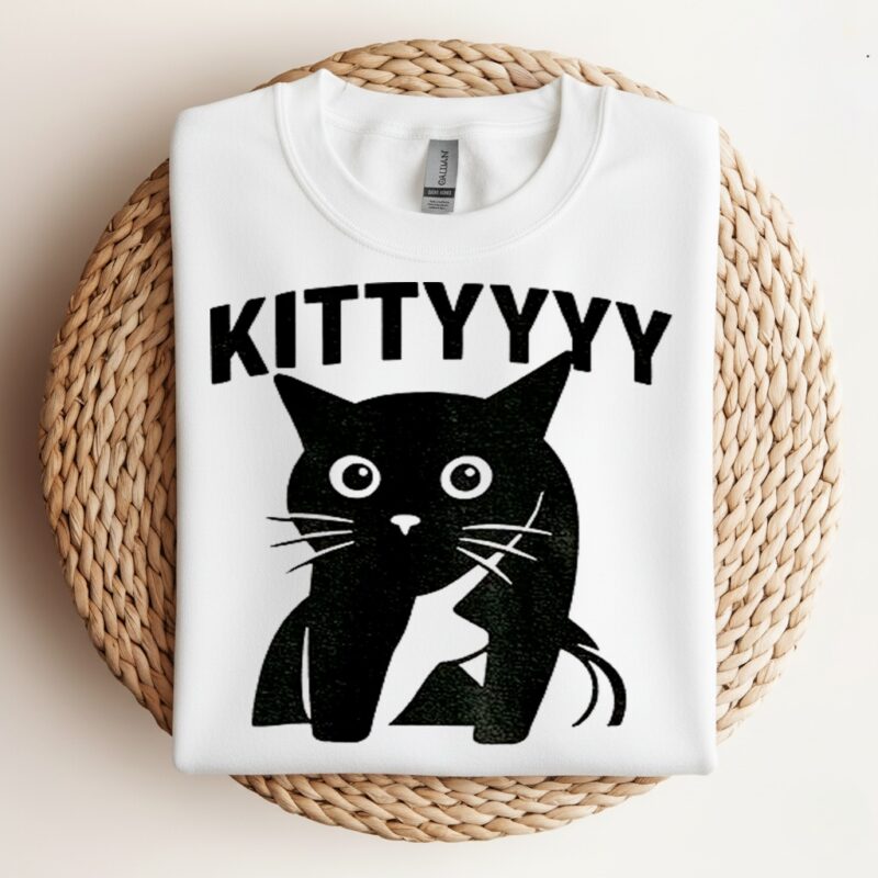 Funny Twitch Cat Meme_Crewneck Sweatshirt