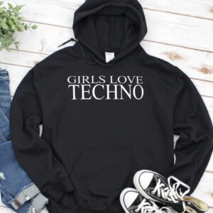 George Daniel girls love Techno letter_Hoodie