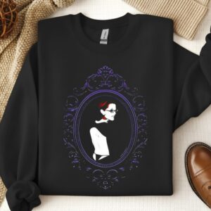 Gillian Anderson vintage mirror frame_Crewneck Sweatshirt