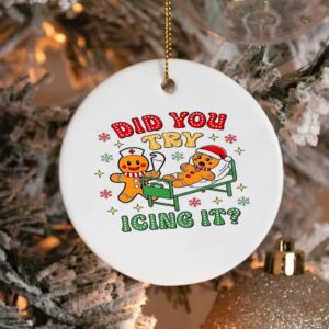 Gingerbread did you try icing it Christmas_Ornaments