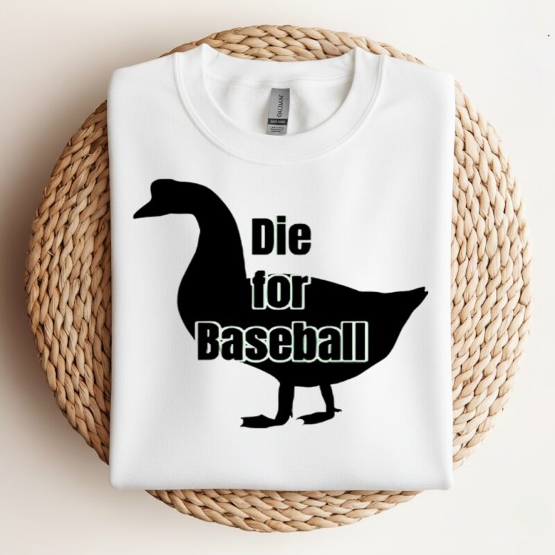 Goose die for baseball_Crewneck Sweatshirt