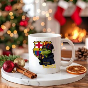 Grinch Barcelona FC Crest_Ceramic Mug