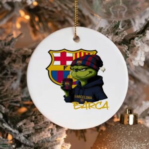 Grinch Barcelona FC Crest_Ornaments