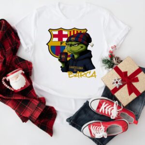 Grinch Barcelona FC Crest_T-Shirt