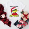 Grinch Santa hat all your sweaters are ugly Christmas_T-Shirt
