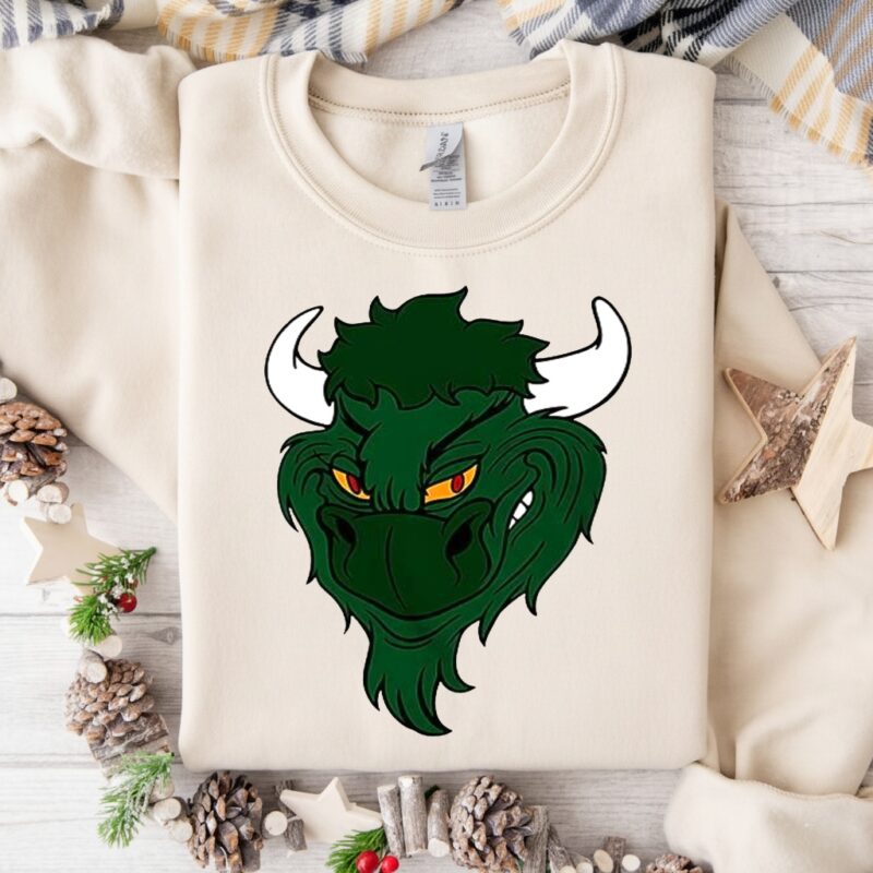 Grinch a mean one Buffalo Bills_Crewneck Sweatshirt