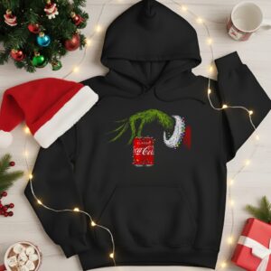 Grinch and Coca-Cola Christmas lights Merry Christmas_Hoodie