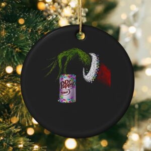 Grinch and Dr Pepper parody Christmas lights Merry Christmas_Ornaments