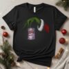 Grinch and Dr Pepper parody Christmas lights Merry Christmas_T-Shirt