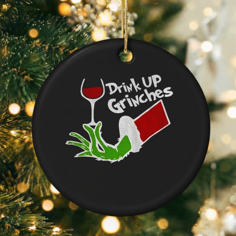 Grinch hand drink up Grinches Merry Christmas 2025_Ornaments