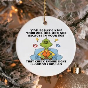 Grinch that check engine light is gonna come on_Ornaments