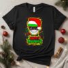 Happy Holidayz Skull Santa hat_T-Shirt