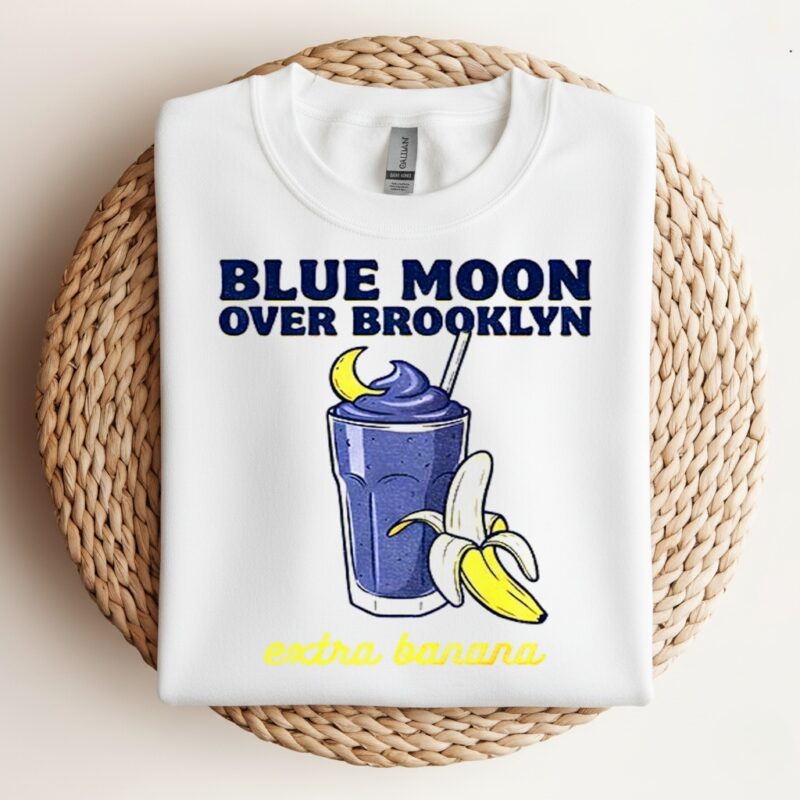 Heated Rivalry Blue Moon Over Brooklyn Extra Banana Smoothie_Crewneck Sweatshirt