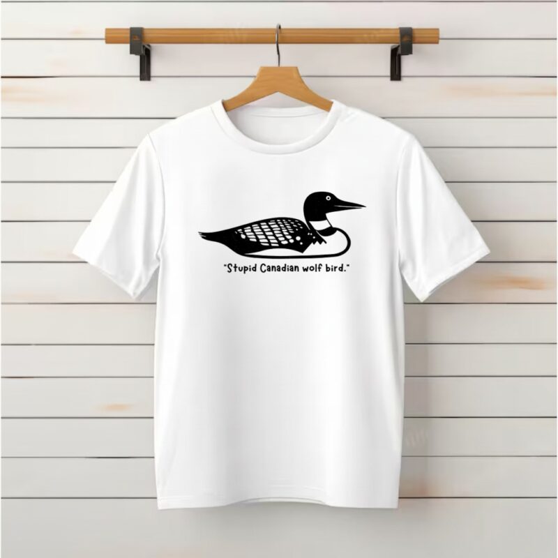 Heated Rivalry Stupid Canadian wolf bird_Classic T-Shirt