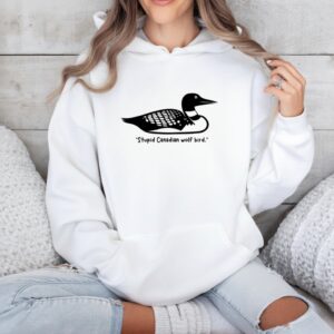 Heated Rivalry Stupid Canadian wolf bird_Hoodie