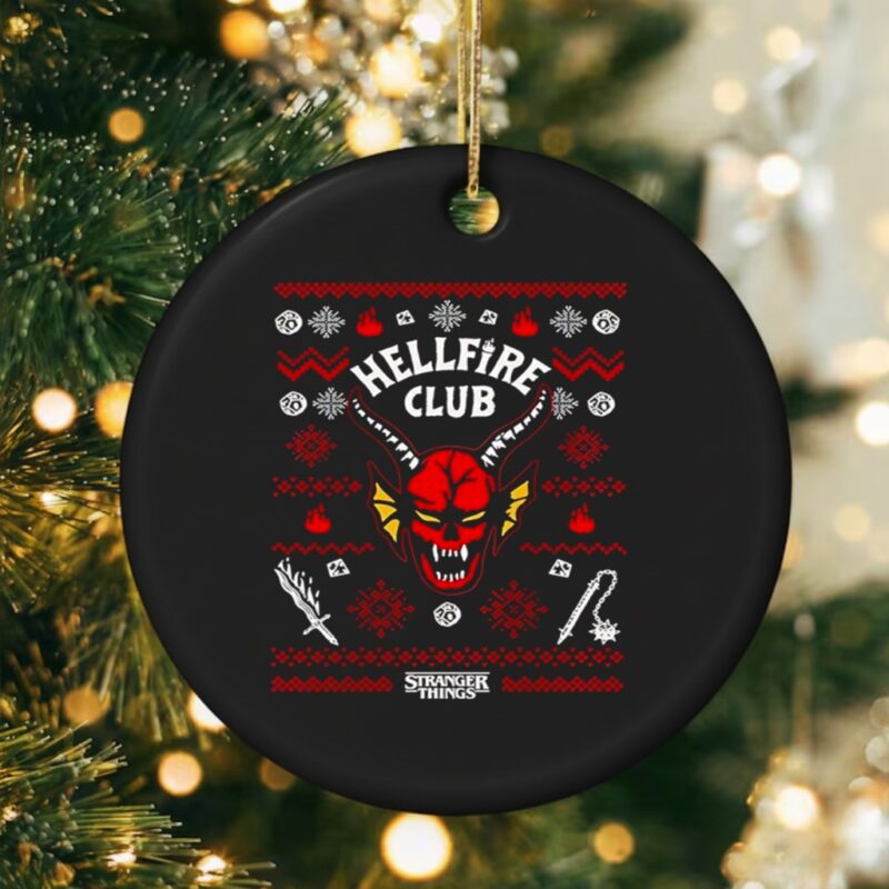 Hellfire Club Stranger Things Christmas_Ornaments