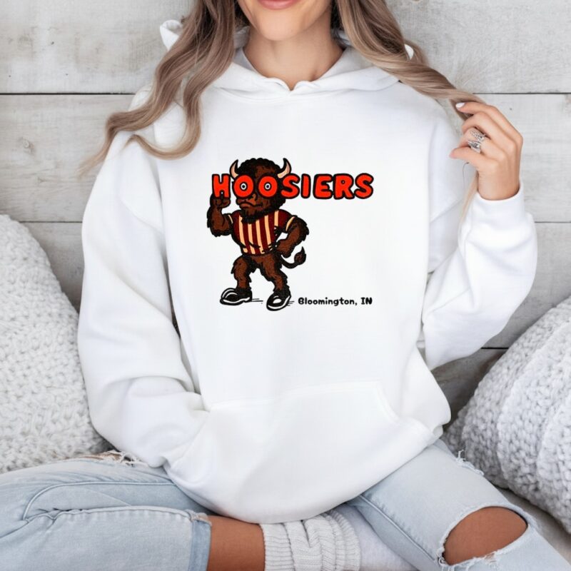 Hoosier the Bison Indiana Hoosiers Football NFL 2025_Hoodie