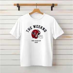 Houston Texans X The Weeknd Nrg Stadium Helmet Portrait_Classic T-Shirt