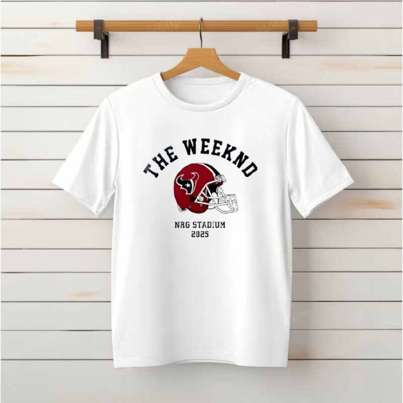 Houston Texans X The Weeknd Nrg Stadium Helmet Portrait_Classic T-Shirt