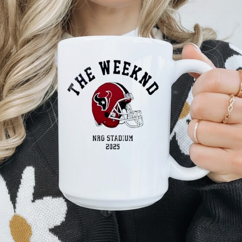 Houston Texans X The Weeknd Nrg Stadium Helmet Portrait_Mug