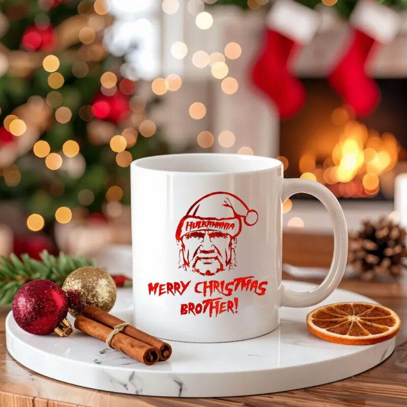 Hulk Hogan Hulkamania Merry Christmas Brother_Ceramic Mug